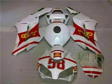 Preisgünstige Honda CBR 1000 RR 04-05 Verkleidungen - Weiß Rot
