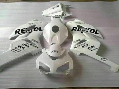 Preisgünstige Honda CBR 1000 RR 04-05 Verkleidungen - Weiß Schwarz Repsol