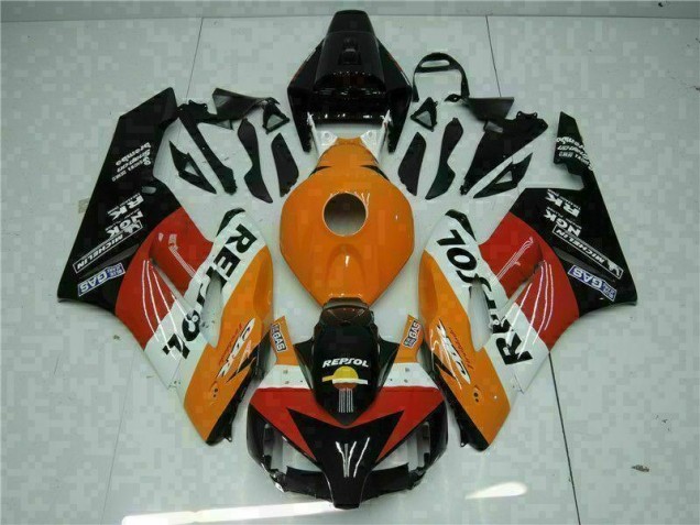Preisgünstige Honda CBR 1000 RR 04-05 Verkleidung - Orange Schwarz Repsol Preisgünstige Honda CBR 1000 RR 04-05 Verkleidung - Orange Schwarz Repsol