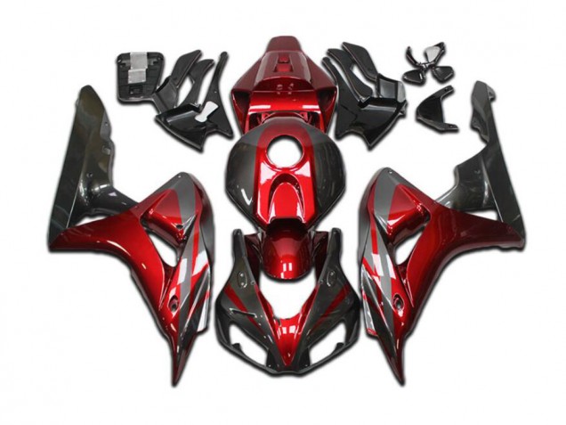 Preisgünstige Honda CBR 1000 RR 04-05 Verkleidungen - Candy Rot Grau Schwarz Preisgünstige Honda CBR 1000 RR 04-05 Verkleidungen - Candy Rot Grau Schwarz