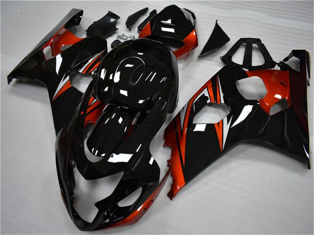 Preisgünstige Suzuki GSXR 600 / 750 K4 04-05 Verkleidungen - Orange Schwarz Preisgünstige Suzuki GSXR 600 / 750 K4 04-05 Verkleidungen - Orange Schwarz