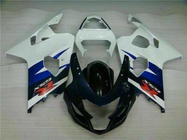 Preisgünstige Suzuki GSXR 600 / 750 K4 04-05 Verkleidungen - Weiß Schwarz Preisgünstige Suzuki GSXR 600 / 750 K4 04-05 Verkleidungen - Weiß Schwarz