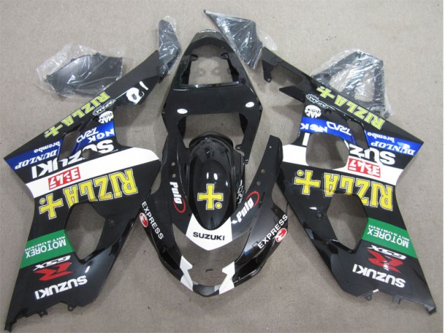 Preisgünstige Suzuki GSXR 600 K4 04-05 Verkleidungen - Schwarz Gelb Rizla Preisgünstige Suzuki GSXR 600 K4 04-05 Verkleidungen - Schwarz Gelb Rizla