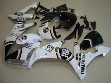 Preisgünstige Yamaha R1 04-06 Verkleidungen - Schwarzgold Weiß