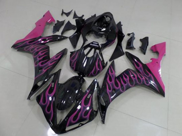Preisgünstige Yamaha R1 04-06 Verkleidungen - Rosa Flamme Preisgünstige Yamaha R1 04-06 Verkleidungen - Rosa Flamme