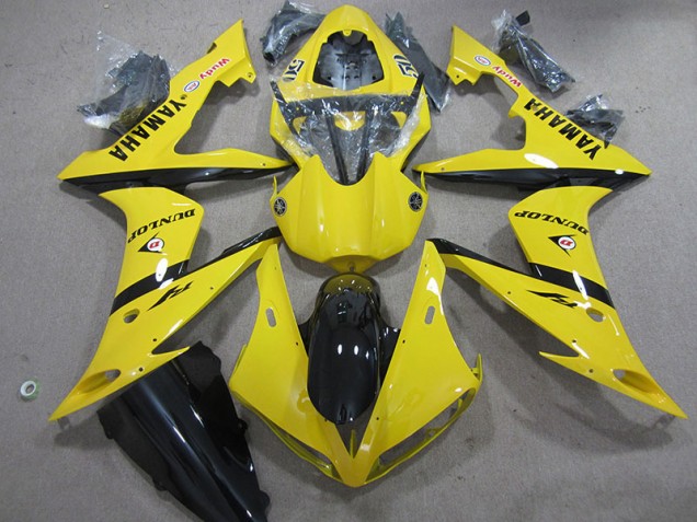 Preisgünstige Yamaha R1 04-06 Verkleidungen - Gelb Dunlop