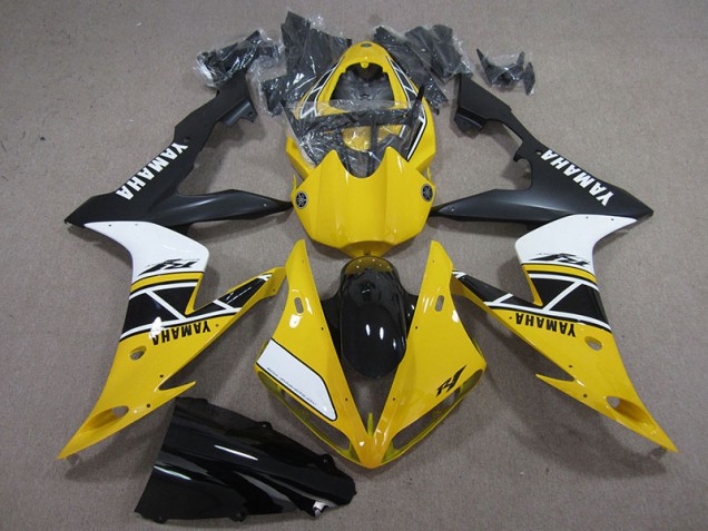 Preisgünstige Yamaha R1 04-06 Verkleidungen - Gelb Weiß Schwarz Preisgünstige Yamaha R1 04-06 Verkleidungen - Gelb Weiß Schwarz