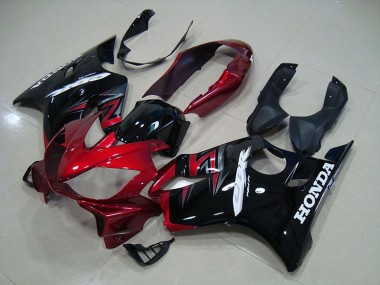 Preisgünstige Honda CBR 600 F4i 04-07 Verkleidungen - Candy Rot Schwarz