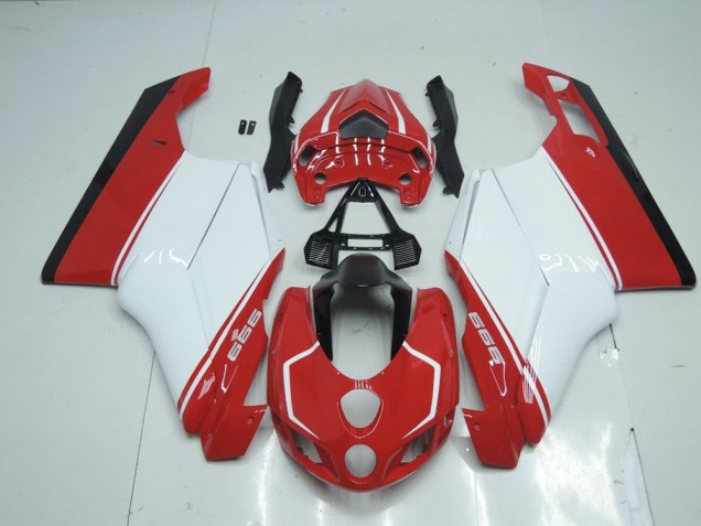 Preisgünstige Ducati 749 999 05-06 Verkleidungen - Rot Weiß Rot