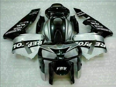 Preisgünstige Honda CBR 600 RR 05-06 Verkleidungen - Schwarz Silber Repsol