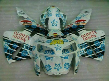Preisgünstige Honda CBR 600 RR 05-06 Verkleidung - Weiß Blau Nastro Azzurro 46