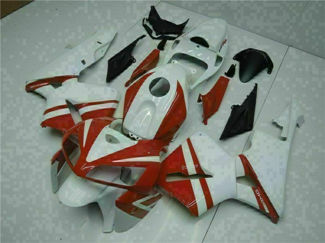 Preisgünstige Honda CBR 600 RR 05-06 Verkleidung - Weiß Rot Preisgünstige Honda CBR 600 RR 05-06 Verkleidung - Weiß Rot