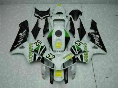 Preisgünstige Honda CBR 600 RR 05-06 Verkleidungen - Weiß Gelb Grün 52