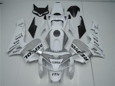 Preisgünstige Honda CBR 600 RR 05-06 Verkleidungen - Weiß Silber Schwarz Repsol