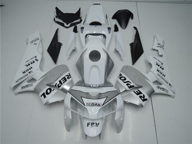 Preisgünstige Honda CBR 600 RR 05-06 Verkleidungen - Weiß Silber Schwarz Repsol Preisgünstige Honda CBR 600 RR 05-06 Verkleidungen - Weiß Silber Schwarz Repsol