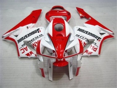 Preisgünstige Honda CBR 600 RR 05-06 Verkleidungen Komplett Sets - Rot Weiß