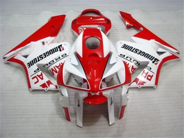 Preisgünstige Honda CBR 600 RR 05-06 Verkleidungen Komplett Sets - Rot Weiß Preisgünstige Honda CBR 600 RR 05-06 Verkleidungen Komplett Sets - Rot Weiß