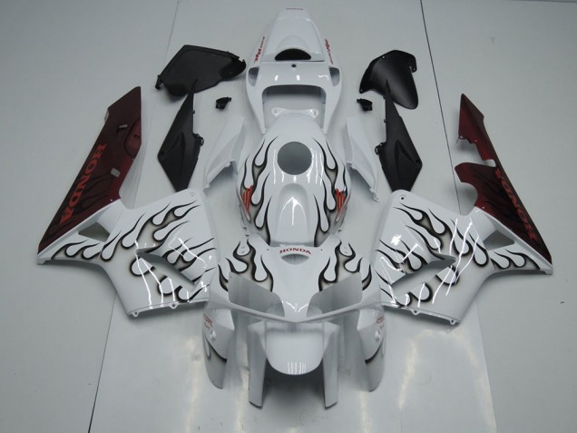 Preisgünstige Honda CBR 600 RR 05-06 Verkleidungen - Schwarze Flamme Preisgünstige Honda CBR 600 RR 05-06 Verkleidungen - Schwarze Flamme