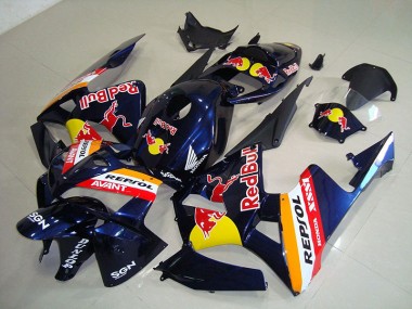 Preisgünstige Honda CBR 600 RR 05-06 Verkleidungen - Dunkel blau Rot Bull Repsol