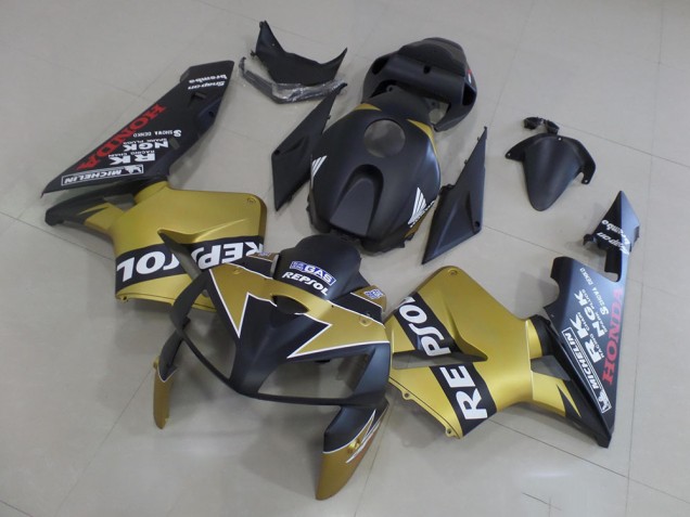 Preisgünstige Honda CBR 600 RR 05-06 Verkleidungen - Schwarzgold Repsol Preisgünstige Honda CBR 600 RR 05-06 Verkleidungen - Schwarzgold Repsol