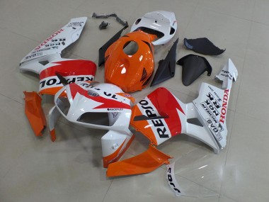 Preisgünstige Honda CBR 600 RR 05-06 Verkleidungen - Orange Weiß Repsol