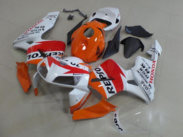 Preisgünstige Honda CBR 600 RR 05-06 Verkleidungen - Orange Weiß Repsol Preisgünstige Honda CBR 600 RR 05-06 Verkleidungen - Orange Weiß Repsol
