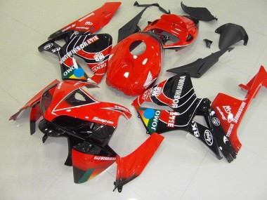 Preisgünstige Honda CBR 600 RR 05-06 Verkleidungen - Rot Schwarz Jomo