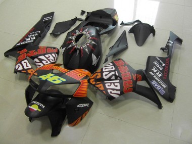 Preisgünstige Honda CBR 600 RR 05-06 Verkleidungen - Rossi Matt Schwarz