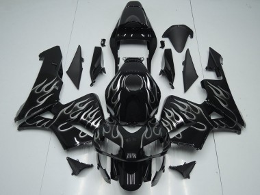 Preisgünstige Honda CBR 600 RR 05-06 Verkleidungen - Silber Flamme