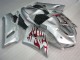 Preisgünstige Kawasaki ZX6R 05-06 Verkleidungen - Silber Rot Flammen Preisgünstige Kawasaki ZX6R 05-06 Verkleidungen - Silber Rot Flammen