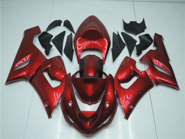 Preisgünstige Kawasaki ZX6R 05-06 Verkleidungen - Candy Rot Preisgünstige Kawasaki ZX6R 05-06 Verkleidungen - Candy Rot