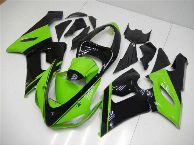 Preisgünstige Kawasaki ZX6R 05-06 Verkleidung - Grün Schwarz Preisgünstige Kawasaki ZX6R 05-06 Verkleidung - Grün Schwarz