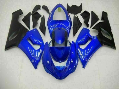Preisgünstige Kawasaki ZX6R 05-06 Verkleidung - Blau