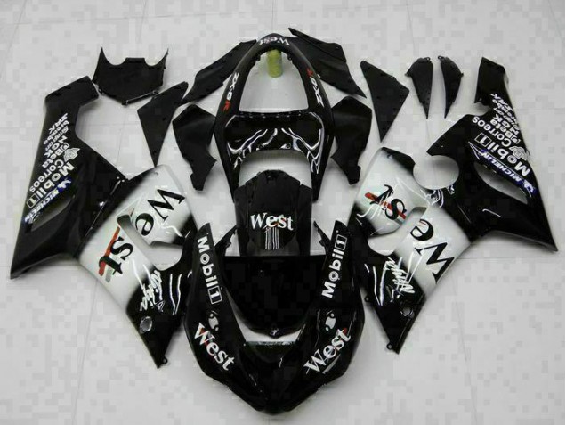 Preisgünstige Kawasaki ZX6R 05-06 Verkleidungen Komplett Sets - Schwarz Preisgünstige Kawasaki ZX6R 05-06 Verkleidungen Komplett Sets - Schwarz