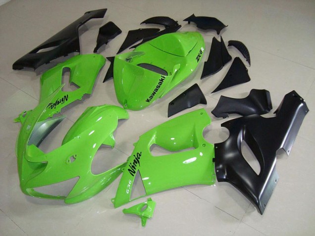 Preisgünstige Kawasaki ZX6R 05-06 Verkleidungen - Limetten Grün Preisgünstige Kawasaki ZX6R 05-06 Verkleidungen - Limetten Grün