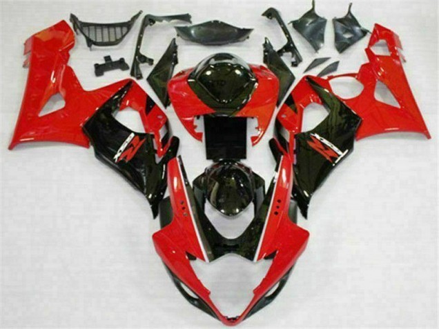 Preisgünstige Suzuki GSXR 1000 K5 05-06 Verkleidungen - Rot Schwarz Preisgünstige Suzuki GSXR 1000 K5 05-06 Verkleidungen - Rot Schwarz