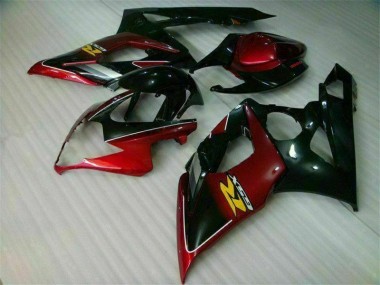 Preisgünstige Suzuki GSXR 1000 K5 05-06 Verkleidungen & Plastik - Rot Schwarz