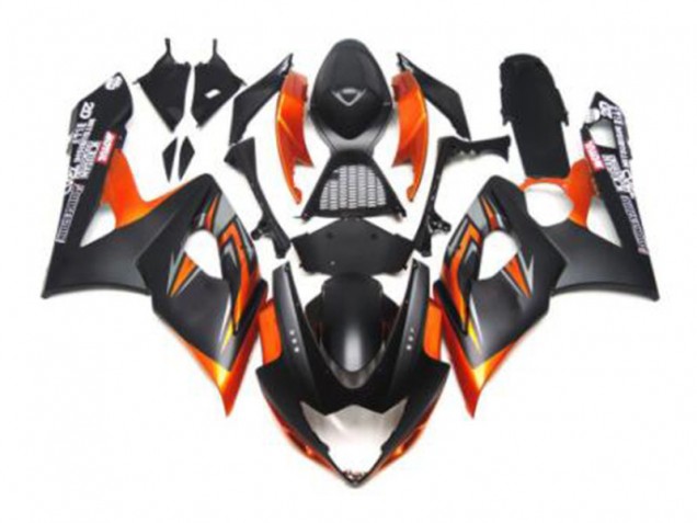 Preisgünstige Suzuki GSXR 1000 K5 05-06 Verkleidungen - Schwarz Orange