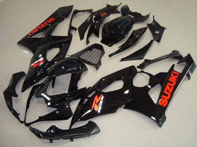 Preisgünstige Suzuki GSXR 1000 K5 05-06 Verkleidungen - Glänzend schwarz roter Aufkleber Preisgünstige Suzuki GSXR 1000 K5 05-06 Verkleidungen - Glänzend schwarz roter Aufkleber