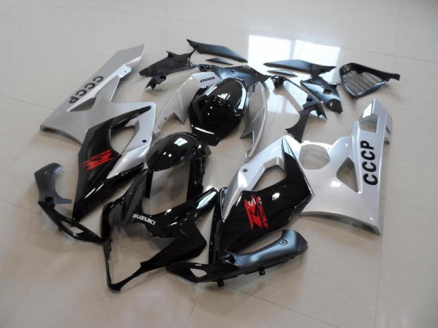 Preisgünstige Suzuki GSXR 1000 K5 05-06 Verkleidungen - Silber Schwarz Preisgünstige Suzuki GSXR 1000 K5 05-06 Verkleidungen - Silber Schwarz