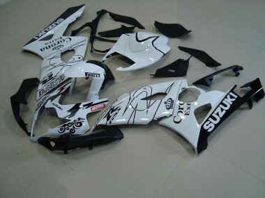 Preisgünstige Suzuki GSXR 1000 K5 05-06 Verkleidungen - Weiß Corona