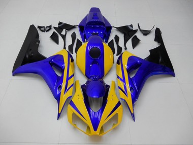 Preisgünstige Honda CBR 1000 RR 06-07 Verkleidungen - Gelb Blau