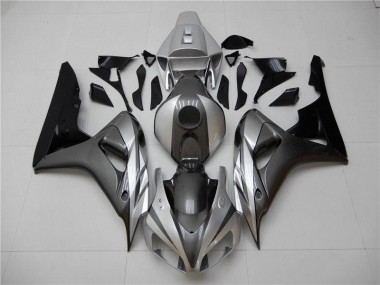 Preisgünstige Honda CBR 1000 RR 06-07 Verkleidungen - Schwarz Silber Grau