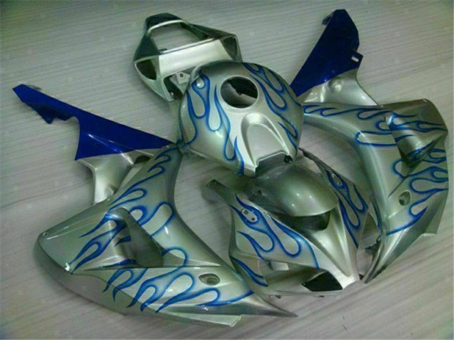 Preisgünstige Honda CBR 1000 RR 06-07 Verkleidungen - Blau Flamme Silber Preisgünstige Honda CBR 1000 RR 06-07 Verkleidungen - Blau Flamme Silber