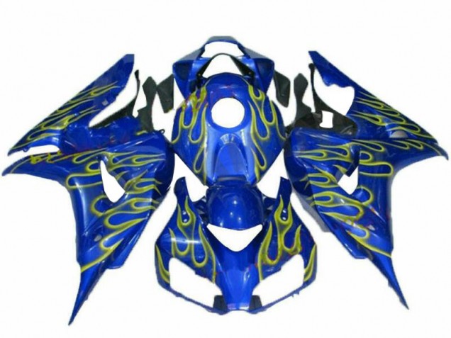 Preisgünstige Honda CBR 1000 RR 06-07 Verkleidungen - Gelb Flamme Blau Preisgünstige Honda CBR 1000 RR 06-07 Verkleidungen - Gelb Flamme Blau