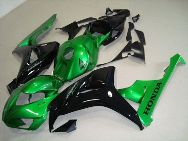 Preisgünstige Honda CBR 1000 RR 06-07 Verkleidungen - Schwarz Grün