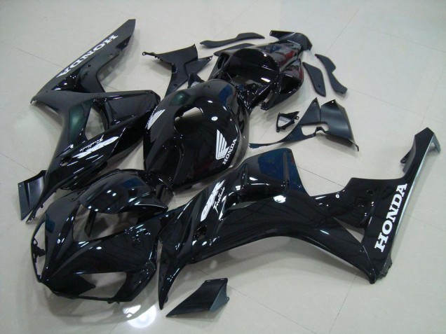 Preisgünstige Honda CBR 1000 RR 06-07 Verkleidungen - Schwarz Silber Aufkleber