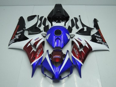 Preisgünstige Honda CBR 1000 RR 06-07 Verkleidungen - Burgunderrot und Blau