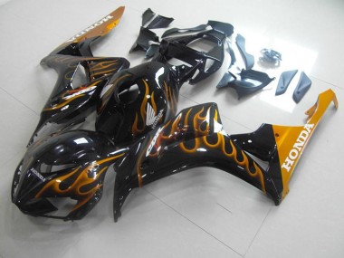 Preisgünstige Honda CBR 1000 RR 06-07 Verkleidungen - Gold Flamme