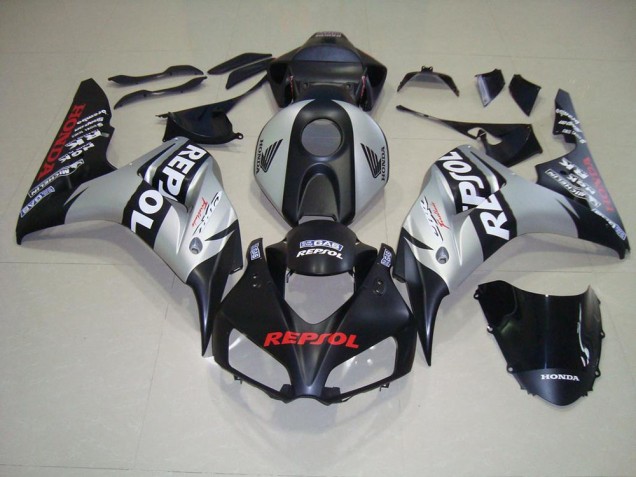 Preisgünstige Honda CBR 1000 RR 06-07 Verkleidung - Matt Schwarz Silber Repsol Preisgünstige Honda CBR 1000 RR 06-07 Verkleidung - Matt Schwarz Silber Repsol